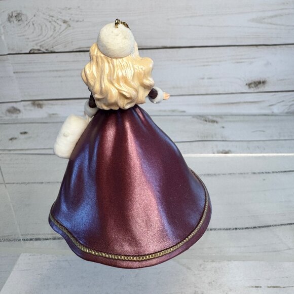 Hallmark Holiday Barbie Keepsake Christmas Ornaments Lot of 4 1994-1997 Boxes - Picture 13 of 14